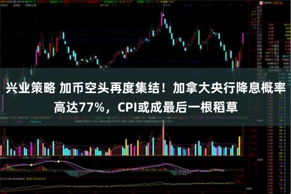 兴业策略 加币空头再度集结！加拿大央行降息概率高达77%，CPI或成最后一根稻草