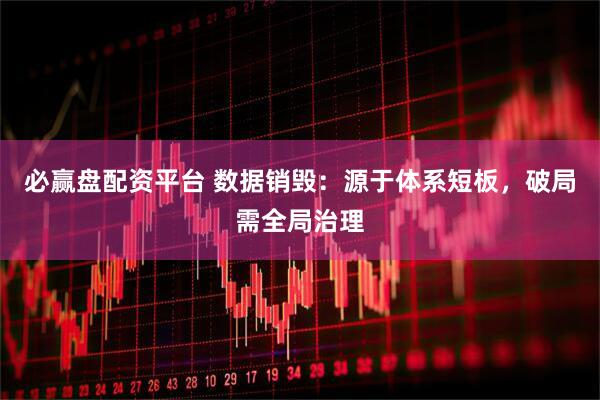 必赢盘配资平台 数据销毁:源于体系短板,破局需全局治理