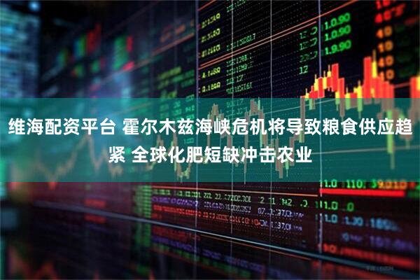 维海配资平台 霍尔木兹海峡危机将导致粮食供应趋紧 全球化肥短缺冲击农业