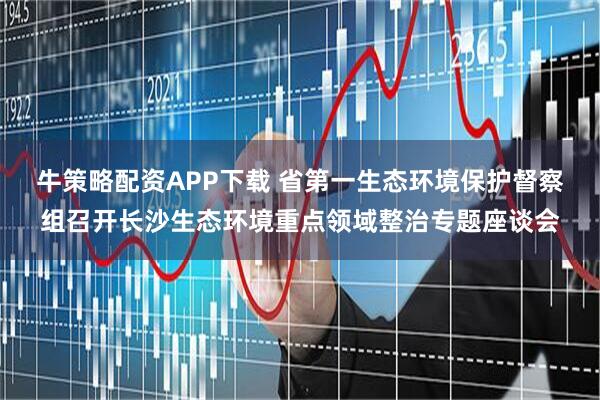 牛策略配资APP下载 省第一生态环境保护督察组召开长沙生态环境重点领域整治专题座谈会